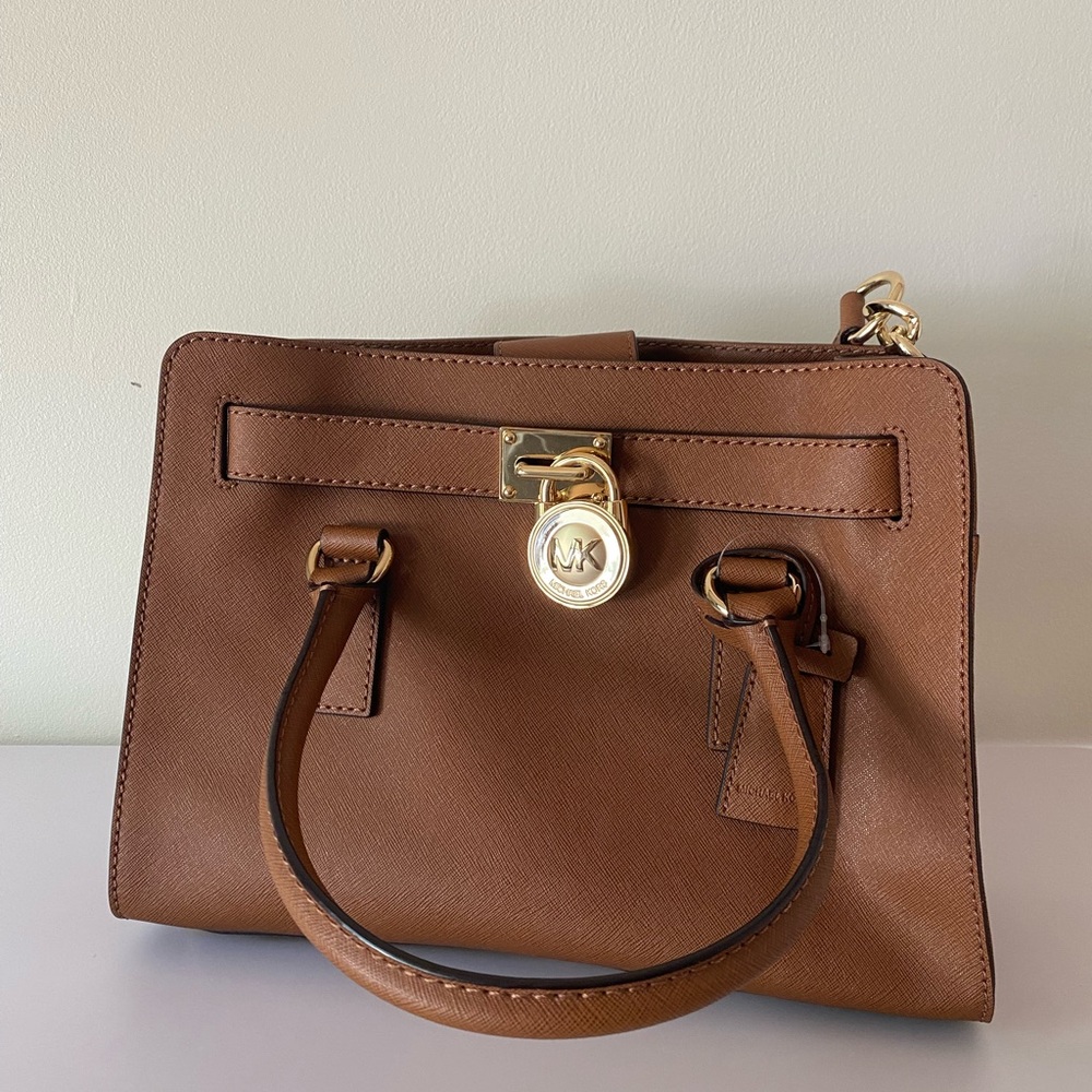 Michael Kors Brown Leather Satchel